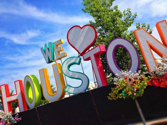 We Love Houston Sign